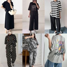 상품 이미지: (10%)민트위니 봄신상 빅사이즈 오버핏 이 가격 티셔츠 상하세트 투피스 트레이닝세트