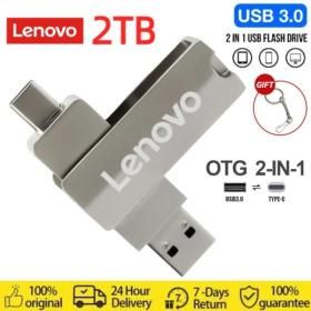 상품 이미지: U 스틱 드라이브 128GB 256GB USB 고속 2 드라이브 1 in 메모리 펜드라이브 C타입 USB 드라이브 플래시 레