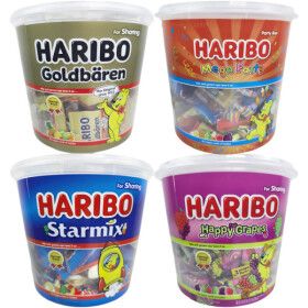상품 이미지: 하리보 골드베렌 메가파티 스타믹스  해피그레이프 젤리 대용량