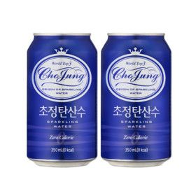 상품 이미지: 초정탄산수 플레인 350ml 24캔