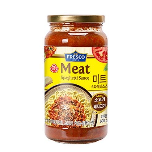 상품 이미지: 오뚜기프레스코 미트 스파게티소스, 600g, 2개