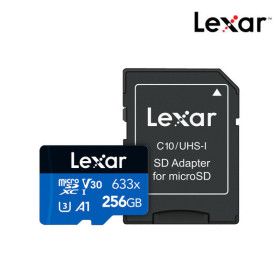 상품 이미지: Lexar microSDXC 256GB SD 메모리 카드 티피링크 CCTV 호환