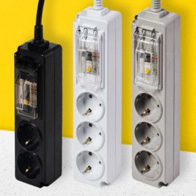 상품 이미지: 국산 4000W 고용량 멀티탭 과부하 누전 차단 멀티탭 2구 3구 에어컨 온풍기 온수매트