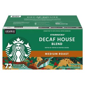 상품 이미지: 스타벅스 큐리그 디카페인 하우스 72 캡슐 커피
