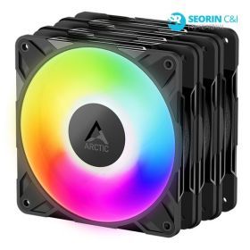 상품 이미지: 서린공식 ARCTIC P12 Pro ARGB 블랙 3팩