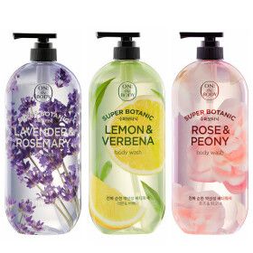 상품 이미지: 온더바디 수퍼보타닉 바디워시 900g 3개 (레몬/라벤더/로즈)