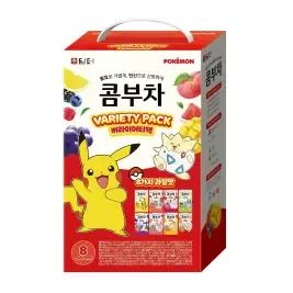 상품 이미지: [T쇼페] 담터 포켓몬 콤부차 버라이어티팩 8종 10Tx8개 (총80T)
