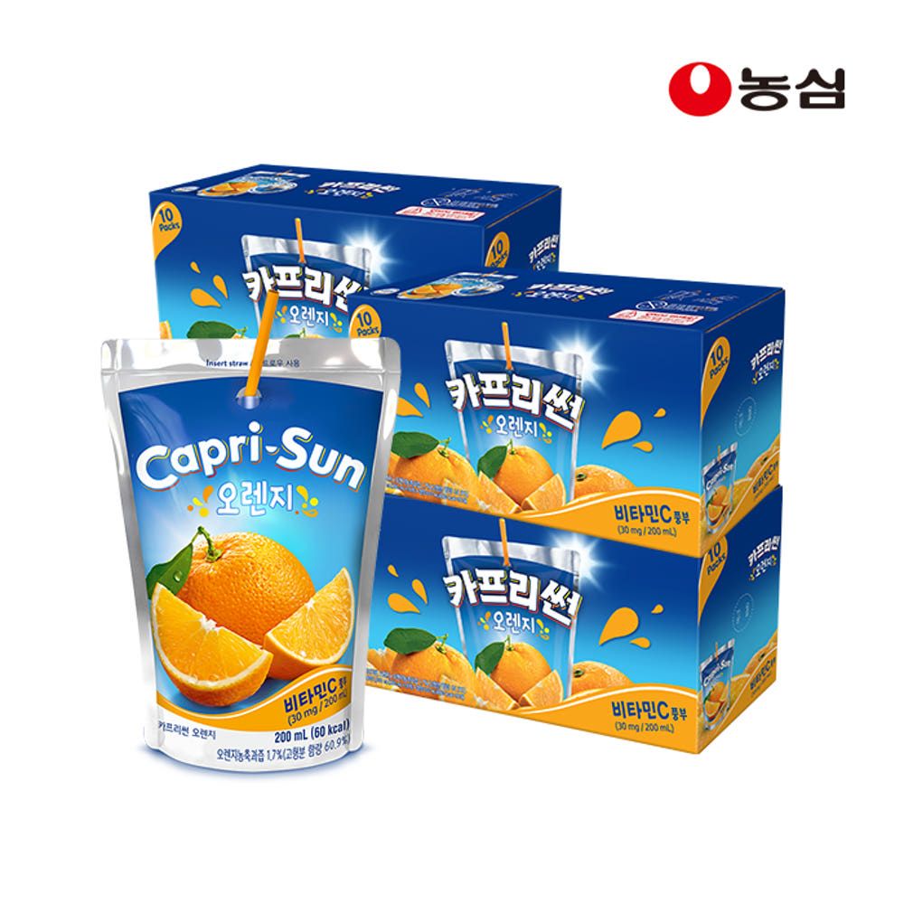상품 이미지: 농심 카프리썬 오렌지 (200ml X 40개)