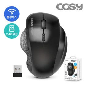 상품 이미지: 무소음 충전식 무선 블루투스 세미 버티컬 마우스 M4162WLBTR 코시 공식 판매점