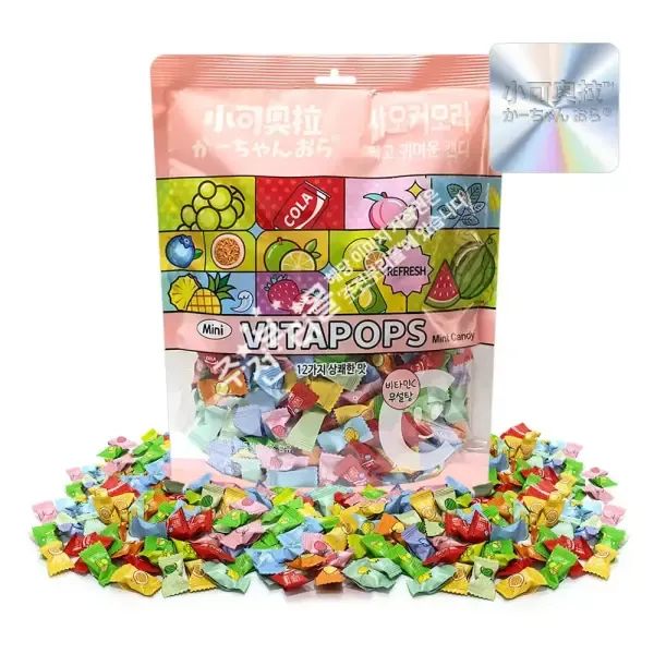 상품 이미지: 베트남 캔디로 유명한 샤오커오라 비타팝스(500g/대) x 1봉 사탕 후식용 민트캔디 목캔디 호올