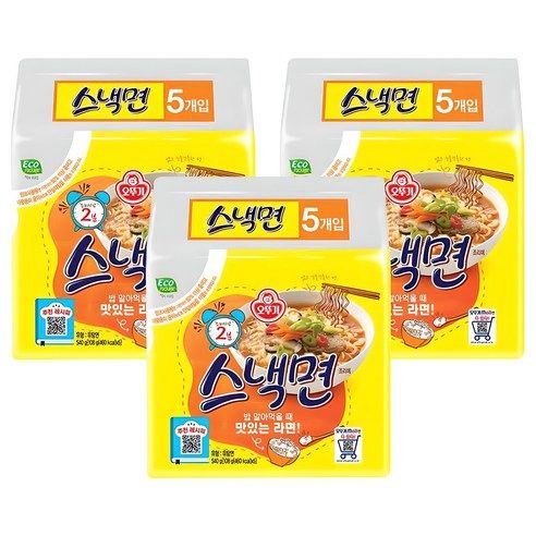 상품 이미지: 오뚜기 스낵면, 15개