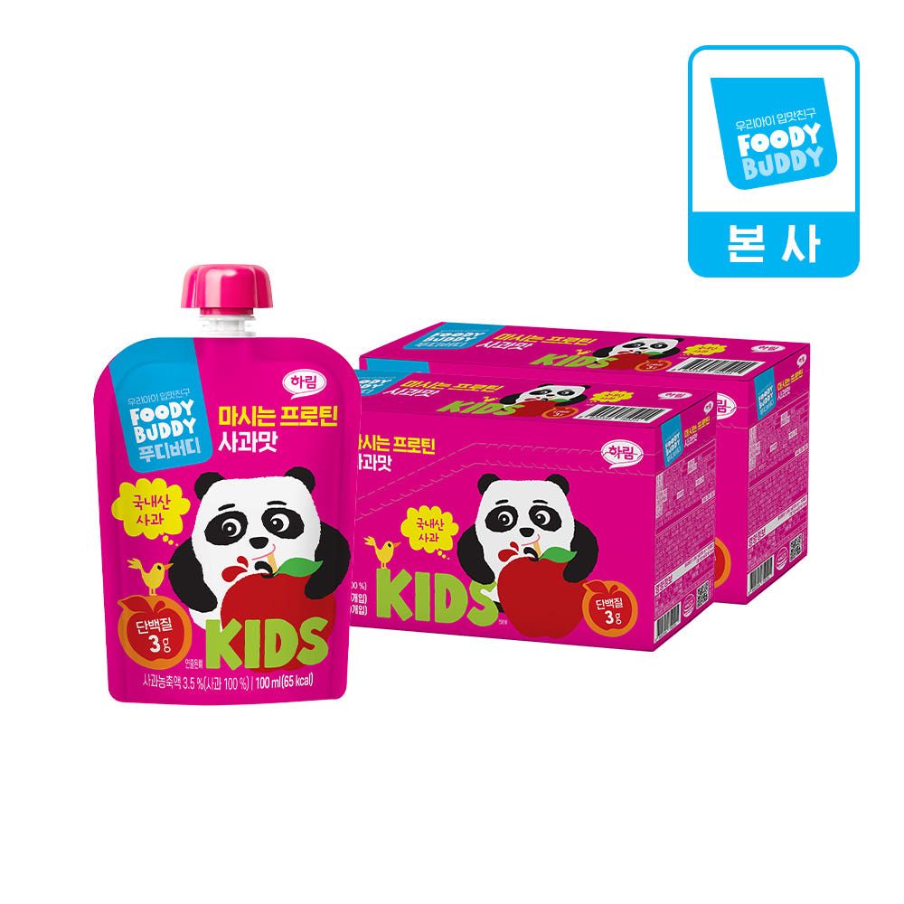 상품 이미지: 푸디버디 마시는 프로틴 사과맛 100ml x 20개입 +