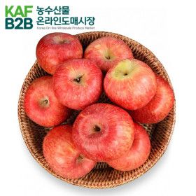 상품 이미지: (신선집중) 달콤아삭 가정용 부사 사과 햇부사 꿀사과 8kg 소과 (42~58과 내외) / 온라인도매시장 할인지원
