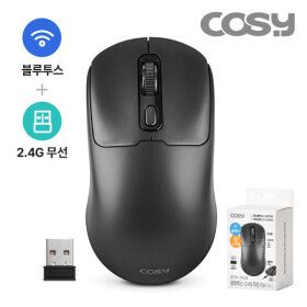 상품 이미지: 충전식 블루투스 무선 무소음 마우스 멀티연결 사무용 휴대용 M4161WLBTR 코시 공식 판매점