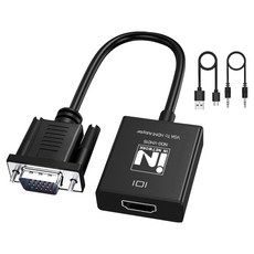 상품 이미지: 인네트워크 VGA RGB to HDMI 영상 변환 컨버터, NDG-VH015, 1개