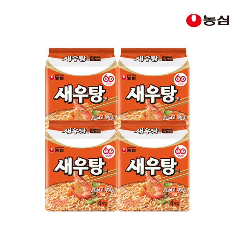 상품 이미지: 농심 새우탕면 122g, 16개