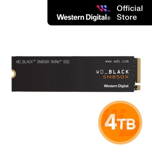 상품 이미지: WD BLACK SN850X M.2 NVMe SSD