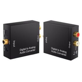상품 이미지: 오디오광 옵티컬 컨버터 디지털 to 아날로그 RCA AUX 변환