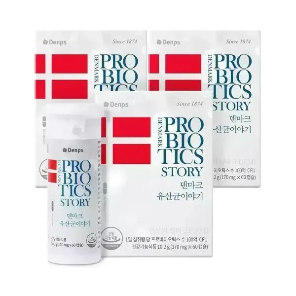 상품 이미지: [최종 89,OOO원] 덴마크 유산균이야기 60캡슐, 3박스(6개월분) +추가:혈당케어 프로 10일분