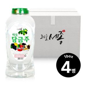 상품 이미지: 조은술세종 이도 담금주 5L 30도 4입
