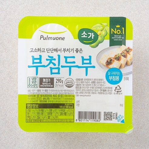 상품 이미지: 풀무원 소가 부침두부, 290g, 1개