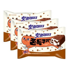 상품 이미지: 오리온 핫브레이크 쫀득쿠키바 미니 352g x 3개