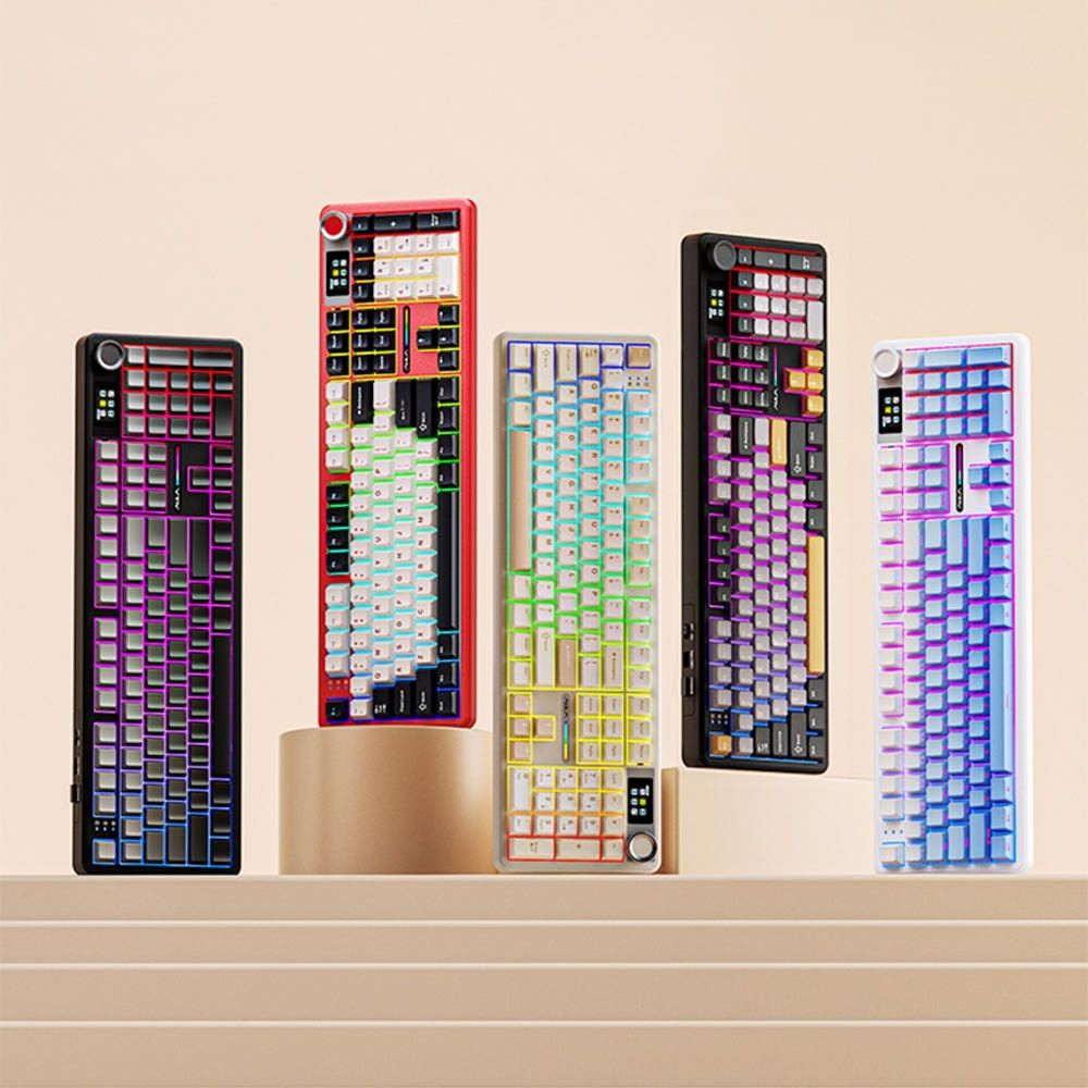 상품 이미지: Aula 독거미 F108 pro 유무선 기계식 키보드 풀배