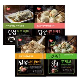 상품 이미지: 동원 딤섬 새우하가우 2봉+부추창펀2봉+샤오롱바오2봉 / 골라담기