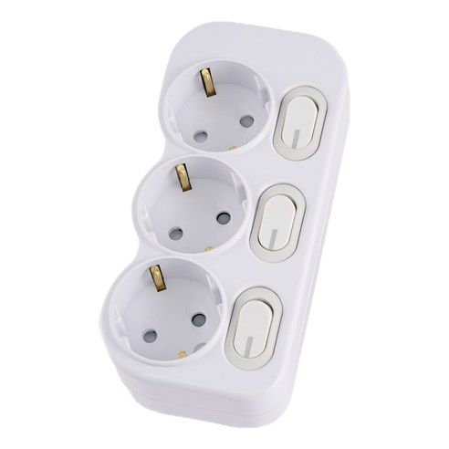 상품 이미지: 에코파워탭 개별 절전 멀티탭 3구 SMC-303Y + 안전커버