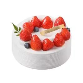 상품 이미지: [파리바게뜨] 우유 생크림케이크(딸기B타입) 1호