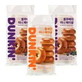 상품 이미지: 던킨 냉동 미니베이글 5개입 X 3팩