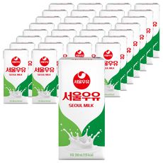 상품 이미지: 서울우유 멸균 흰우유, 200ml, 24개