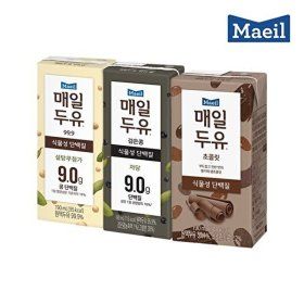 상품 이미지: 매일유업 T 매일두유 99.9/검은콩/초콜릿 190ml 48팩 골라담기