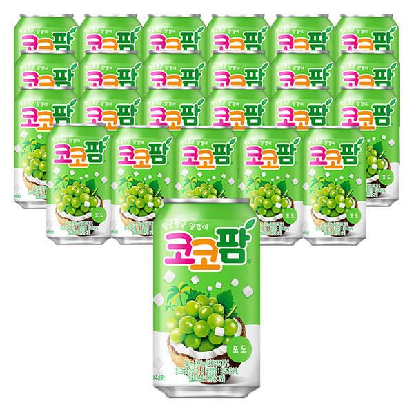 상품 이미지: 해태 코코팜 포도, 340ml, 24개