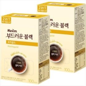 상품 이미지: 맥심 부드러운 블랙 모카골드 100Tx2개/2세트구매시 1000원 할인X넉넉한 유통기한