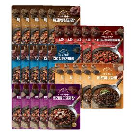 상품 이미지: 차오차이 간편 짜장 5종 180g 10팩 / 5+5 골라담기