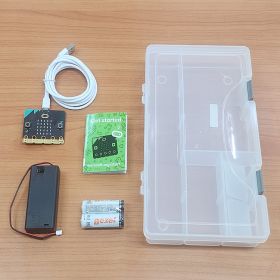 상품 이미지: 정품 마이크로비트 V2.2 기본키트(플라스틱 보관함 포함) (고급 USB Micro B Cable)(eBook링크제공)