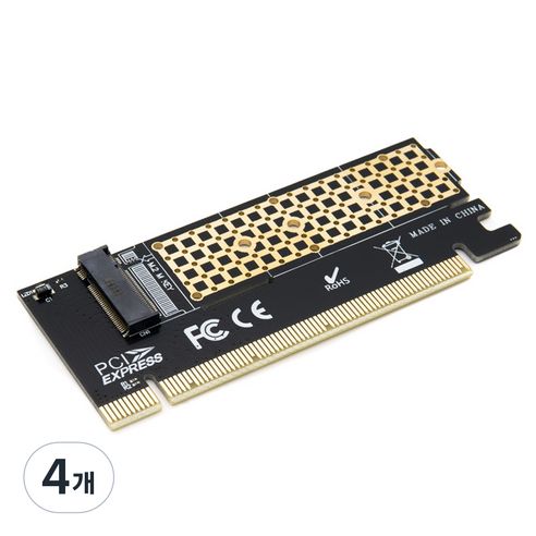 상품 이미지: 컴스 PCI Express 변환 컨버터 M.2 NVME SSD KEY M to PCI-E 16x 변환 카드