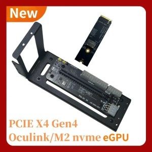 상품 이미지: 노트북 eGPU 케이스 OCuLink  M.2 NVMe 외장 그래픽 카드 독 PCIE 4.0 X4 GDP NUC ATX SFX 익스텐션 어댑터