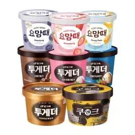 상품 이미지: [3+2] 빙그레 투게더 요맘때 파인트 골라담기 / 바닐라 쿠앤크 프럴린 딸기 초코