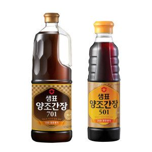 상품 이미지: 샘표 양조간장701 1.7L + 양조간장 501 500ml