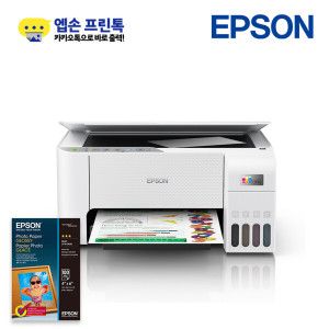 상품 이미지: 엡손 에코탱크 L3256 정품 무한잉크 포함 잉크젯 스캔 프린터 무선 복합기 WiFi 블루투스