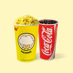 상품 이미지: (CGV) 랜쇼페 / 스몰세트 (팝콘M1+탄산M1)