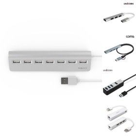 상품 이미지: 무전원 멀티 USB허브 7포트/무선랜/키보드/마우스/PC/분배기/USB/충전/허브/초고속/젠더/데스크탑/멀티포트