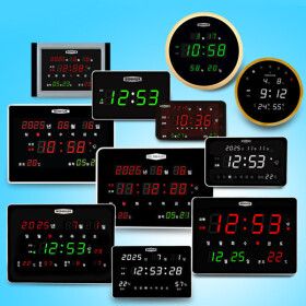 상품 이미지: 디지털벽시계 SB-201 무소음 벽걸이 탁상 알람 LED 밝기조절 온도 년 월 일 음력 오전 오후 벤허시계콜렉션