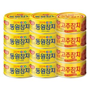 상품 이미지: 동원 DHA 참치 150G 8캔 + 고추참치 150G 4캔