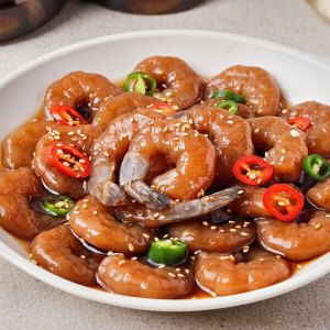 상품 이미지: 어촌명가 당일제조 간장 깐새우장 밥반찬 500g 무료배송