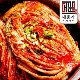 상품 이미지: (신선집중) 본가명인 국내산 포기김치 배추김치 4kg 전재료 100% 국산 해남배추 갓담은 김장 김치