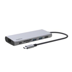 상품 이미지: 7in1 USB C타입 멀티 허브 100W 기가비트 이더넷 4K 모니터 맥북 아이패드 프로 M2 INC009bt