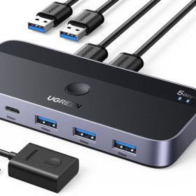 상품 이미지: 유그린 고급형 KVM USB3.0 전용 스위치 멀티허브 CM662